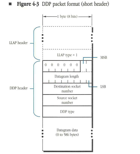 DDP packet format (short header)